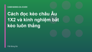 Read more about the article Cách đọc kèo châu Âu 1X2 và kinh nghiệm bắt kèo luôn thắng